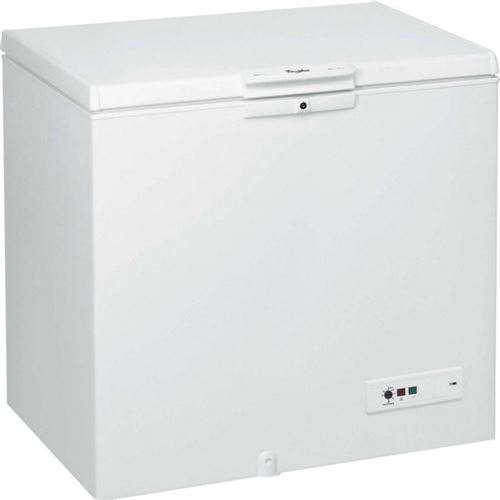 Whirlpool WHM25112 2 - Congélateur coffre - pose libre - largeur : 101 cm - profondeur : 69.8 cm - hauteur : 91.6 cm - 251 litres - Classe A++
