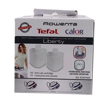 Lot De 2 Cartouches Anti-Calcaire XD9070E0 Compatibles Tefal Liberty Powersteam – Rowenta – Calor – Protection Efficace Pour Centrale Vapeur