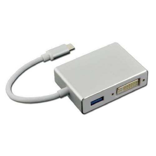 MCL Adaptateur vidéo externe Samar USB3C-DVIHRU