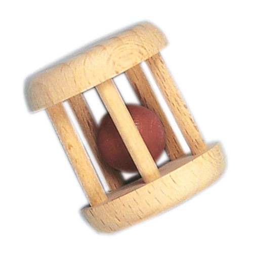 Glückskäfer hochet naturel 7 cm marron