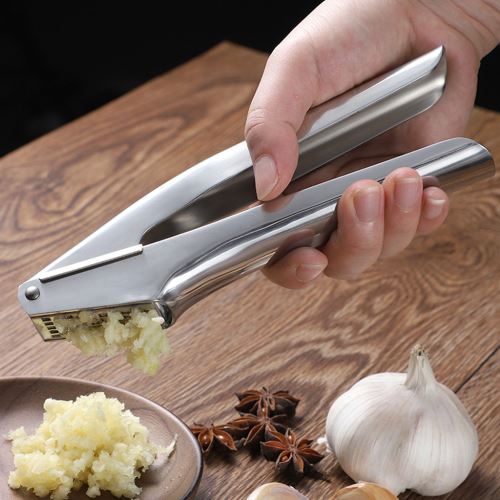 Broyeur d'ail en acier inoxydable Presse squeezer Chopper Accueil Cuisine Hachoir outil_Kiliaadk1491