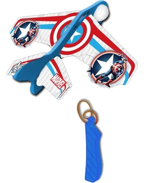 Marvel avions catapulte Avengers: Captain America 12 cm bleu