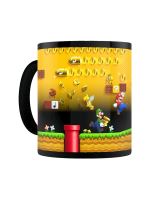 Super Mario Tasse Gold Coin Rush magique qui change de couleur noir
