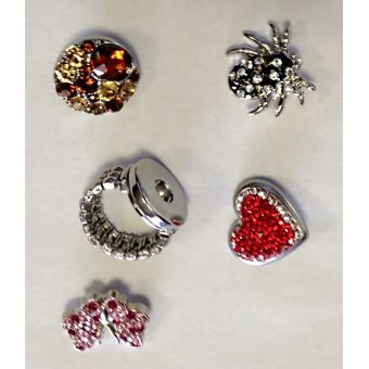 Bague 4 En 1 Interchangeable Ajustable Bijoux Fantaisie Bijoux
