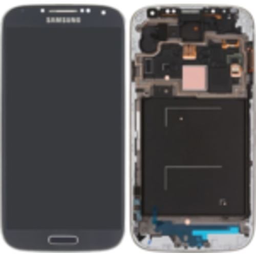 Ecran tactile + LCD bleu avec châssis de remplacement pour Samsung Galaxy S4 (GT-i9500)
