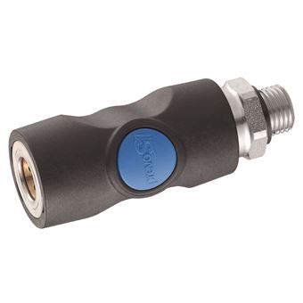 RACCORD RAPIDE DOUBLE SECURITE 1/4M DIAM.6 VRAC
