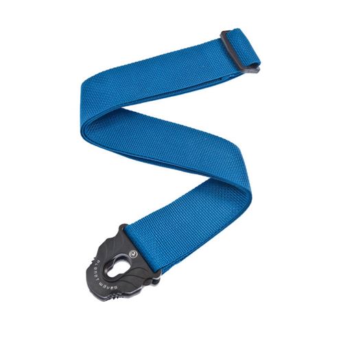 Planet Waves PWSPL202 - Sangle de guitare Planet Lock, polypropylène, coloris bleu