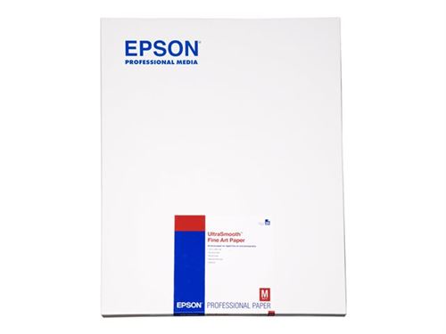 Epson UltraSmooth Fine Art - papier d'art grain fin - 25 feuille(s)
