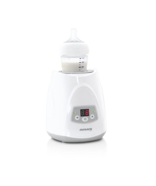 Miniland baby chauffe-biberon warmyplus digy - blanc
