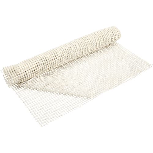 Creotime tapis antidérapant 150 x 100 cm PVC blanc