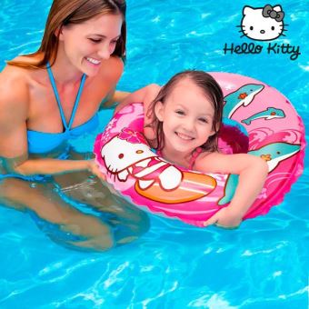 Bouee Gonflable Pour Enfant Hello Kitty Mer Et Piscine Jeu Piscine Gonflable A La Fnac