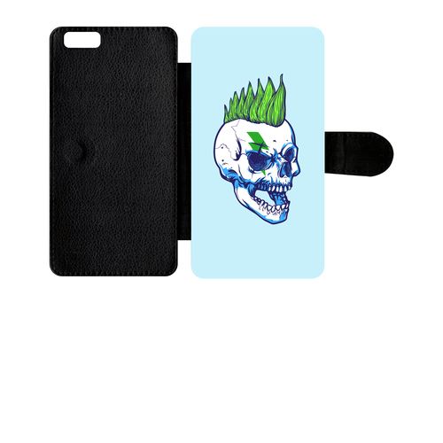 Etui À Rabat Apple Iphone 6s Plus Motard Crane Vert