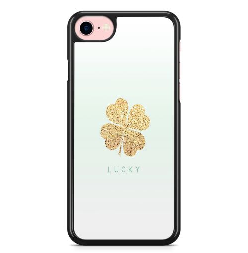 Coque Fifrelin pour iPhone 7 PLUS et iPhone 8 PLUS Lucky Trefle Clover Gold