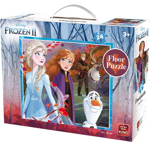 King puzzle de sol DisneyFrozen II junior 60 x 50 cm 24 pièces