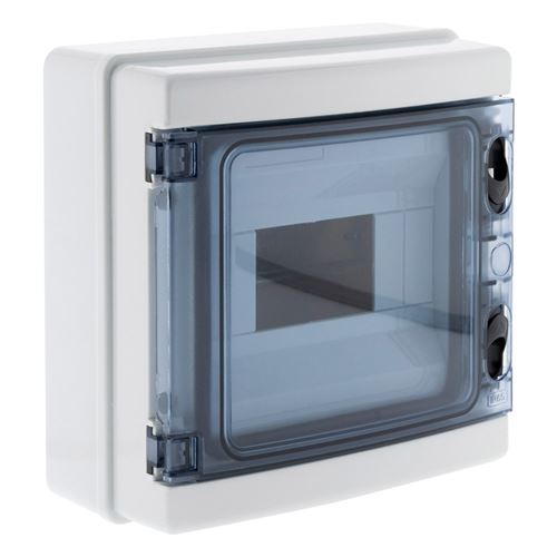 Zenitech Blanc - Coffret Étanche Ip65 12 Modules Livré Avec Accessoires