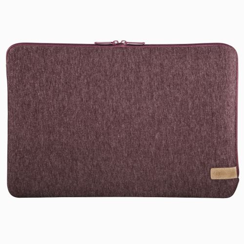 Housse laptop Jersey, tot 36cm (14.1), donkerrood