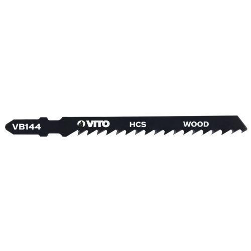 Lot de 5 lames bois pour scie sauteuse Longueur 100mm Coupe 5 à 50mm Emboîtement Bosch VB144.