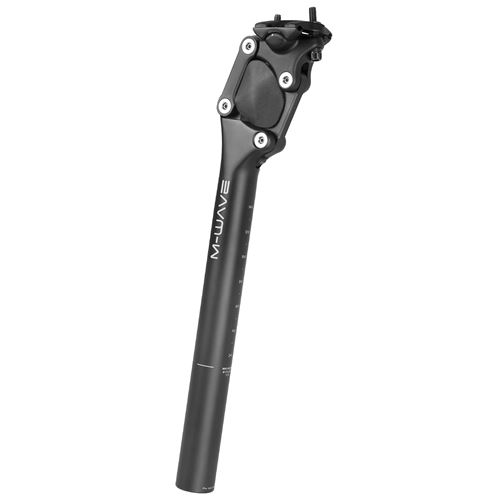 M-Wave tige de selle Fourspringparallélogramme 30.9 x 350 mm noir