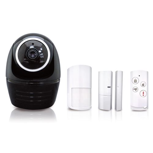 Pack Alarme maison connectée sans fil + caméra intégrée – Solution de surveillance à distance - HOS-1800 - BLAUPUNKT - 573800