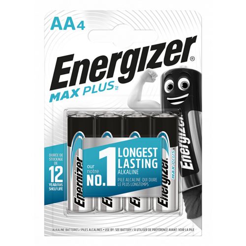 Energizer Max Plus - Batterie 4 X Type Aa - Alcaline
