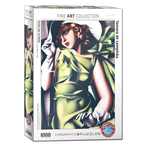 Eurographics Puzzle 1000 Pc - Young Girl in Green / Tamara De Lempicka