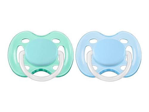 Philips Avent 2 Sucettes Décorées Aérées pour Garçon unie 0-6 Mois