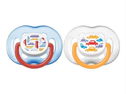 Philips AVENT 2 sucettes aérées 6-18 mois - Coloris aléatoire