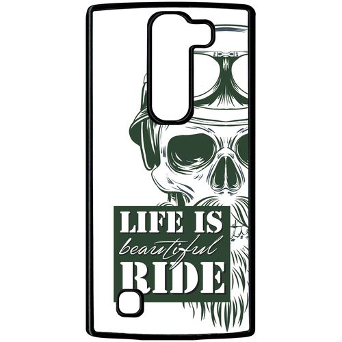 Coque Lg G4 Mini Life Is Beautiful Ride Fond Blanc