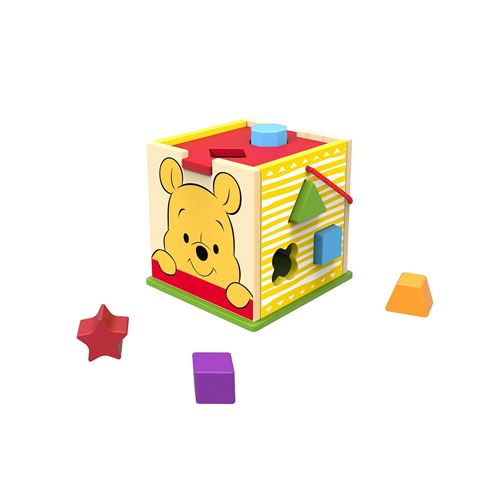 Disney - Cube Winnie l'Ourson et blocs en bois - 12 pcs