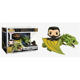 Funko Papa ! Manèges : Game of Thrones- Jon Snow et Rhaegal 2 pièces