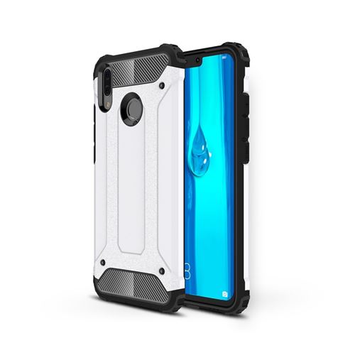 Coque en TPU armor guard hybrid blanc pour votre Huawei Y9 (2019)/Enjoy 9 Plus