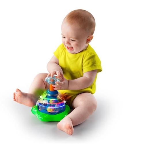 BRIGHT STARTS Jouet etoile musicale Press Glow Spinner Jeu