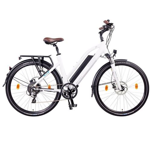 Vélo électrique NCM Bikes Milano Plus blanc mat - 28" , 250W, batterie 48V 16Ah