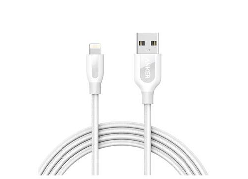 Câble Lightning vers USB Anker PowerLine+ - 1.8m - Blanc