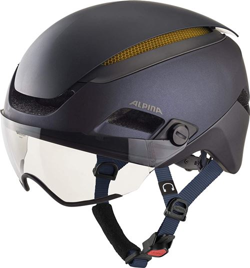 Alpina Altona VM Casque de Cyclisme Adulte Unisexe, Indigo-Sand, 52-57