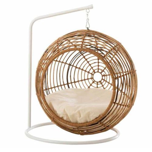 Comparer les prix de Panier Suspendu Design Chien & Chat 74cm Naturel