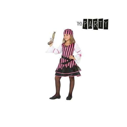 Déguisement pour Enfants Pirate Rose (Taille 3-4 Ans)