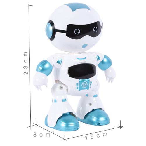 YIKANWEN Jouet Robot télécommandé Rechargeable, avec Yeux LED, Musique et  Sons Amusants, adapté aux Enfants de 3 4 5 6 7 8 Ans, Un pour Les  Enfants-Bleu : : Jeux et Jouets