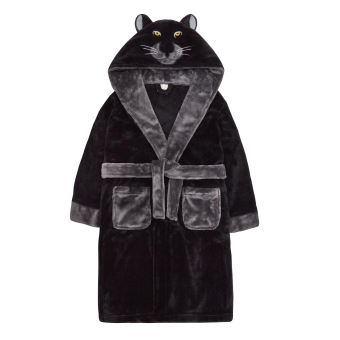 Robe De Chambre En Molleton Peluche Avec Capuchon De Panthere 11