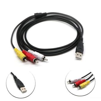 Ineck Adaptateur Usb Male Vers 3 Rca Male 1 5 M Cables Usb Achat Prix Fnac