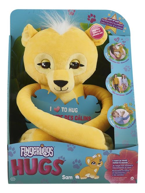 Fingerlings peluche interactive Sam le Lion