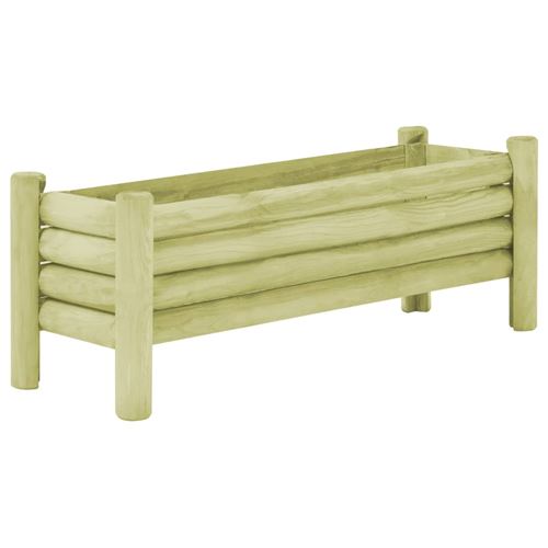 vidaXL Jardinière 120 x 40 x 42 cm Bois de pin imprégné FSC