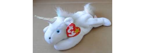 Ty Beanie Babies - La Licorne mystique avec un cor irisé