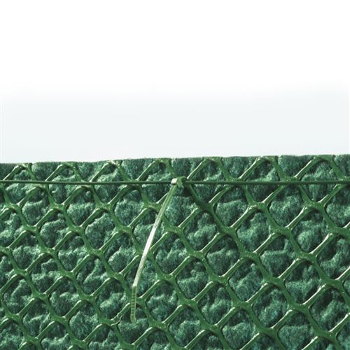 Brise-vue vert en maille plastique 100% occultant TANDEM - 1,2 x 25 m
