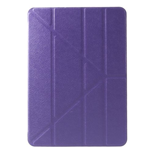 Etui en PU origami de soie violet pour votre Apple iPad Pro 11-inch (2018)