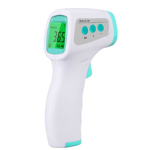Thermomètre Frontal Infrarouge Numérique Sans Contact,Mesure De Température Pour Enfants Et Adultes Vert Mk12