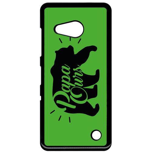 Coque Microsoft Lumia 550 Papa Ours Fond Vert