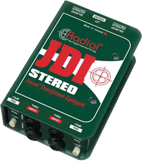 Radial JDI-STEREO - DI passive stéréo