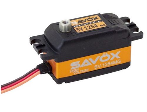 Servo numérique Low Profile Savox SV-1254MG - 45g, 15kg.cm, 0.085s/60°