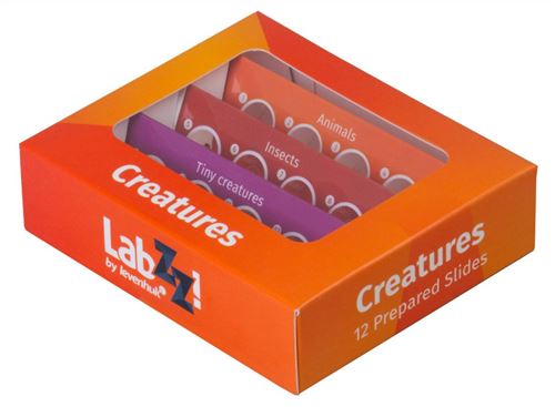 Lames pour microscopes Levenhuk LabZZ C12 Creatures